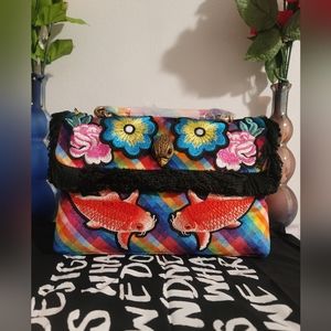 Kensington Fringed Shoulder BagKurt Geiger London